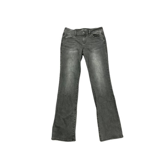 Level 99 Anthropologie Black Vintage Wash Chloe Bootcut Jeans Women's Size 29 - Picture 2 of 7